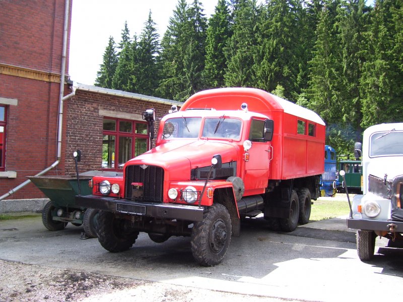 Ein G5 mit mit Feuerwehraufbau in Schnheide Sd. 