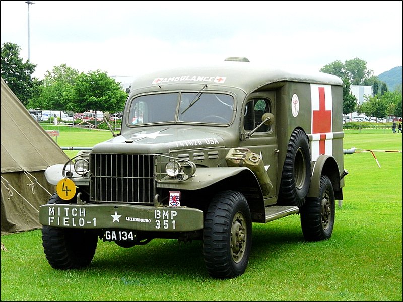 Ein Krankenwagen der luxemburgischen Armee fotografiert am 07.06.08.