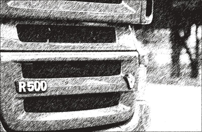 Ein Traum...;-) R500 V8 Logos auf einem Scania. Eine 500PS (368 KW) Maschine lsst diesen schnen LKW ber Europas Straen rollen. (20.06.2008) 

