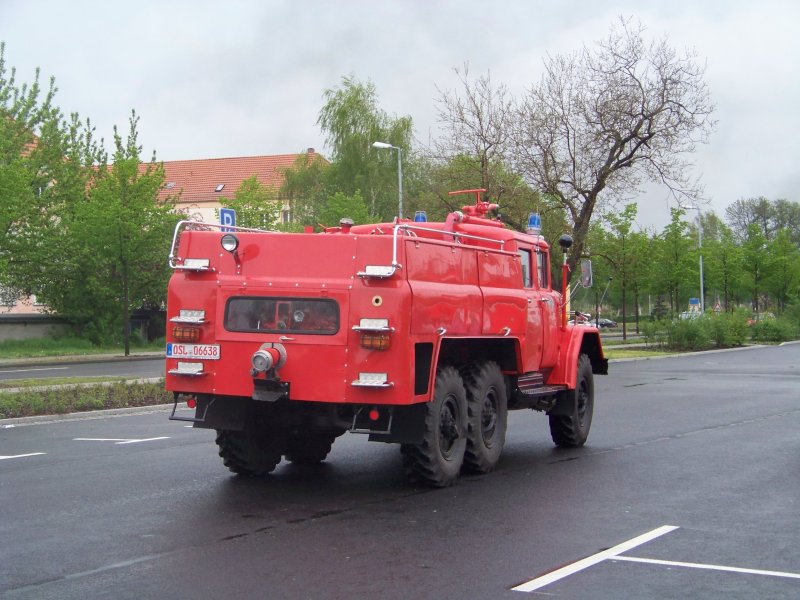 Einsatzfahrzeug der Feuerwehr von Lbbenau/Spreewald. Leider nur noch von hinten fotografiert.