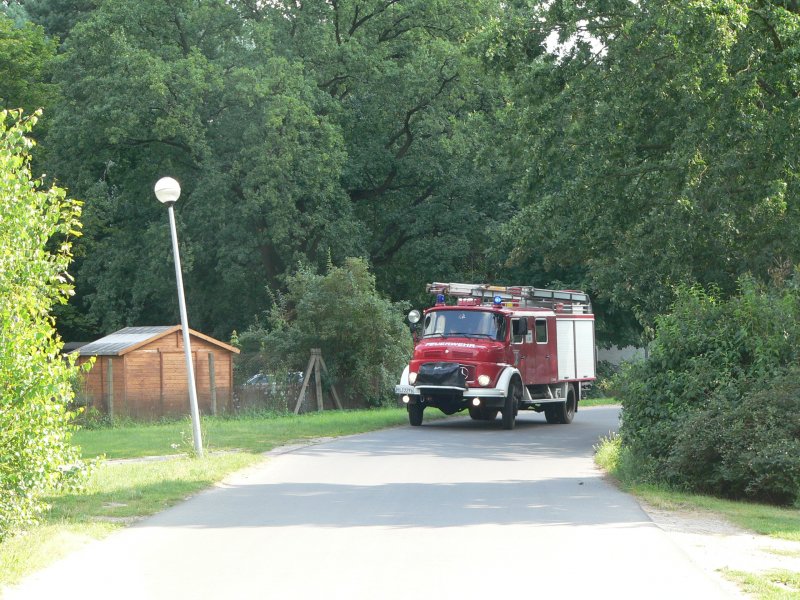 Fahrzeug der Freiwilligen Feuerwehr Eggersdorf. 4.8.07 Strausberg
