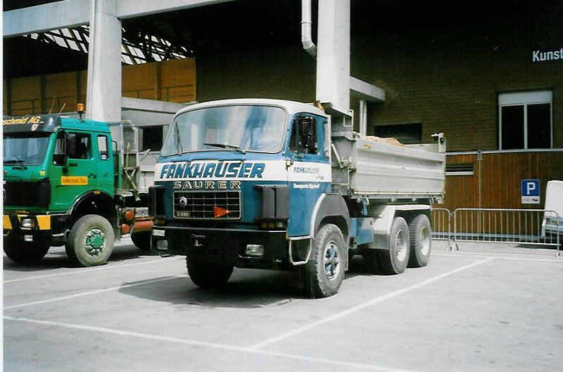 Fankhauser, Sigriswil BE 139144 Saurer in Thun, Grabengut