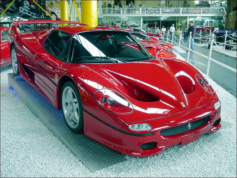 Ferrari F 50, BJ 1997, V12, 4699 ccm, 520 PS im Auto & Technik Museum Sinsheim. 01.05.08