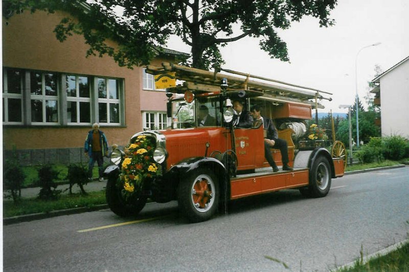 Feuerwehr Uster ZH 1898 Saurer am Jubilum 150 Jahre Industriekultur in Uster