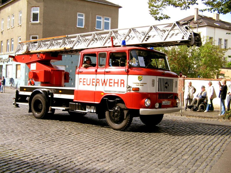 Feuerwehrdrehleiter  auf W50-Fahrgestell, Wurzen 22.09.07