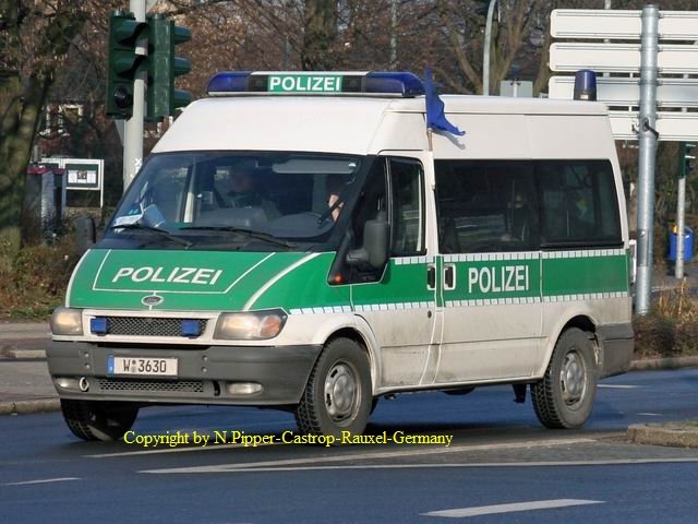 Ford Transit der Bereitschaftspolzei NRW
