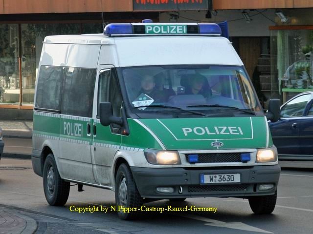 Ford Transit der Bereitschaftspolzei NRW