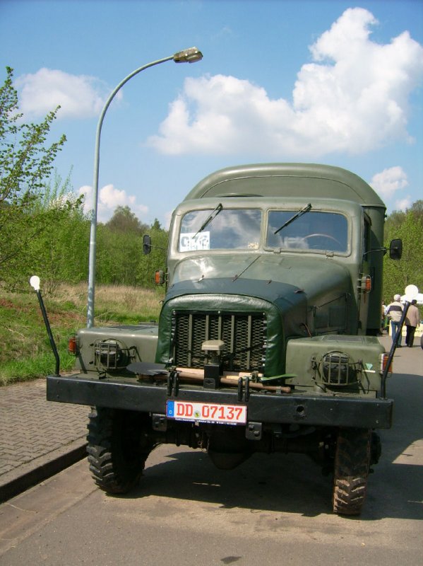 G5 Werkstattwagen beim 11.Nutzfahrzeugtreffen in Werdau.