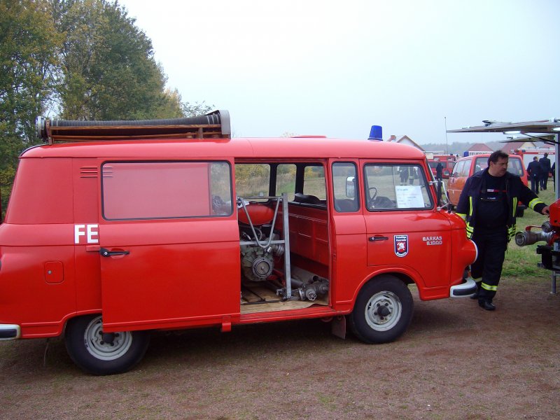 gute alte Technik, noch im Feuerwehrdienst der FF Kremitz, KLF B 1000