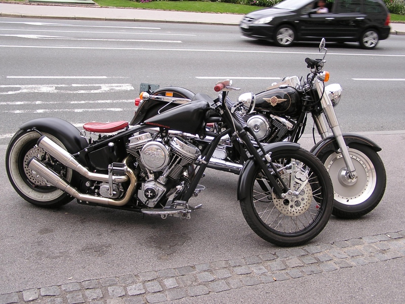 Harley Davidson Motorrder.