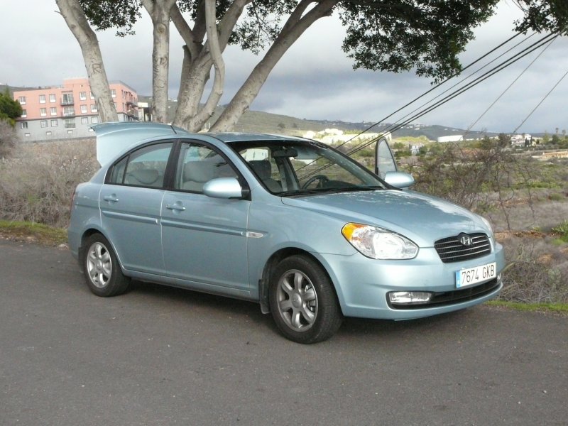 Hyundai accent, unser Teneriffa-Leihwagen im Januar 2009