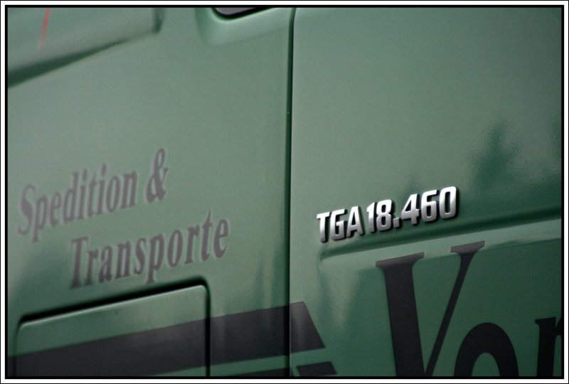 Impression vom MAN TGA 18.460 der  Vorhoff Spedition&Transporte . (26.10.2008)
