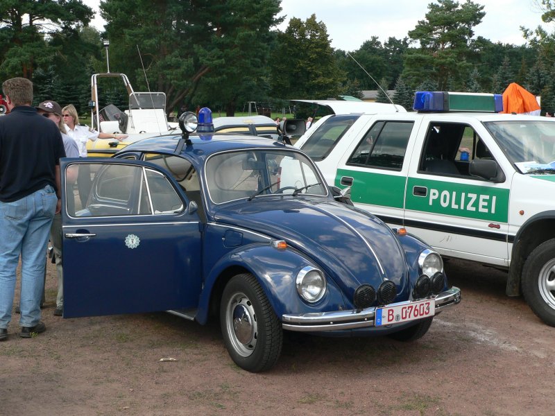 Kfer-Polizeiauto aus Berlin. 4.8.2007, Strausberg