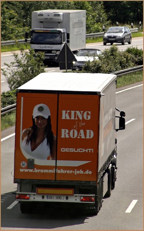 KING of the ROAD gesucht! Dieser Trailer der INTERLINER wirbt fr Nachwuchs im Transportgewerbe...... 
