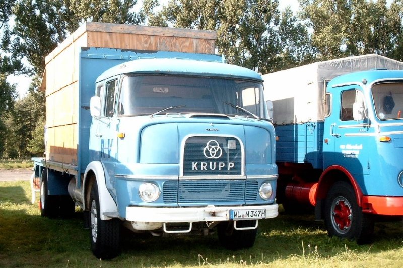 Lastkraftwagen KRUPP, Serie SF aus dem Kreis Winsen/Luhe, Lrz 04.08.2007