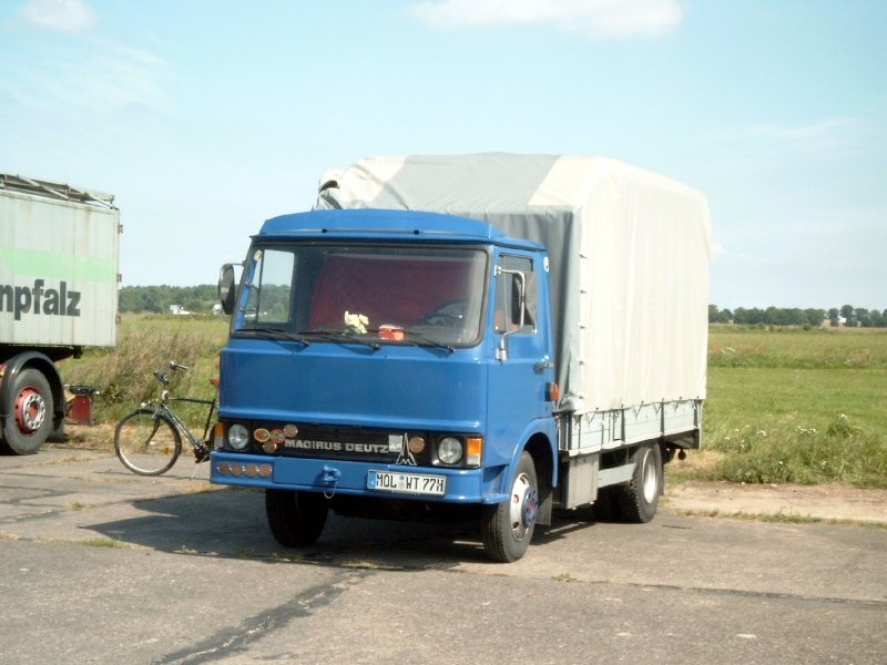 Lastkraftwagen  Magirus Deutz  - Pritsche/Plane; Lrz 04.08.2007