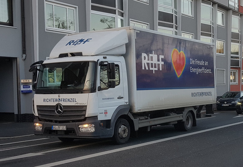 Mb Atego Von Richter Frenzel Unterwegs In Wurzburg 12 2019 Fahrzeugbilder De