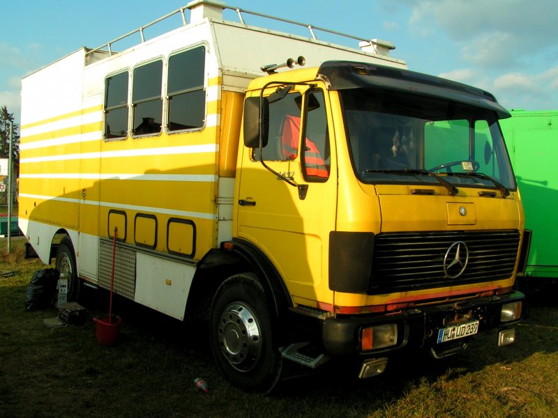MB1417, Bj.1981, Gertewagen eines Deutschen Zirkus, anlsslich eines Gastauftrittes in Ried i.I.; 090321