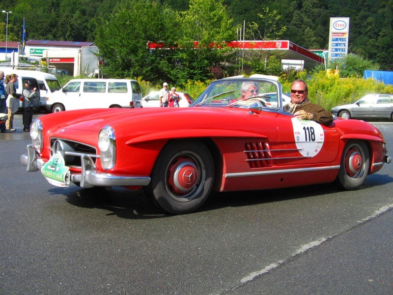 Mercedes-Benz 300 SL Roadster, Zschopau 17.08.07