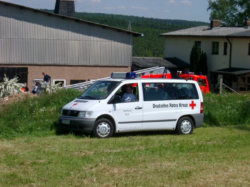 Mercedes Benz Vito der DRK Ortsvereinigung Marbach