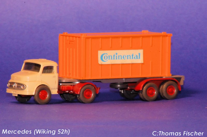 Mercedes Containerzug ( Wiking h52)