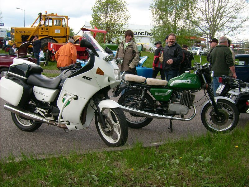 MZ ETZ 250 am Nutzfahrzeugmuseum zum Oldtimertreffen im Mai 08