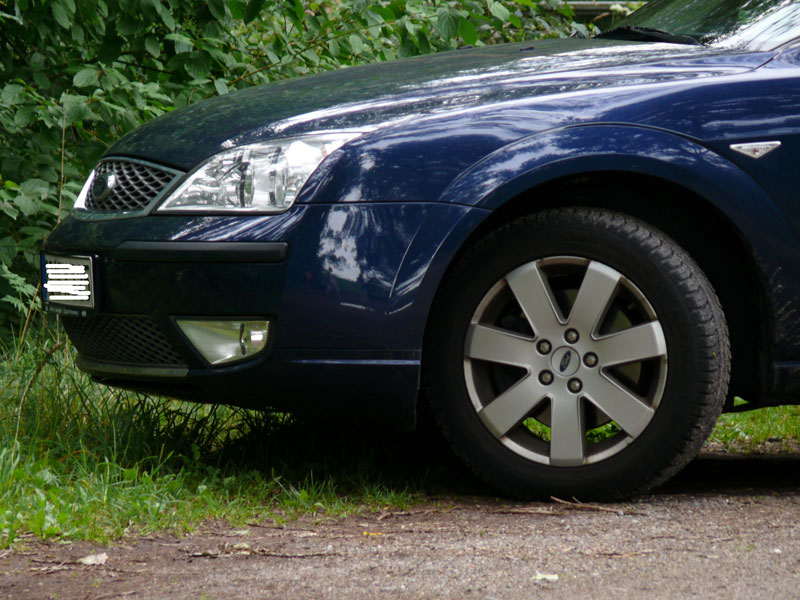 Oh, das war sehr, sehr rgerlich, vom Spaziergang zurck kommend diese groe Beule am Auto zu sehen - glcklicherweise handelte es sich nur um eine optische Tuschung; 26.07.2009
