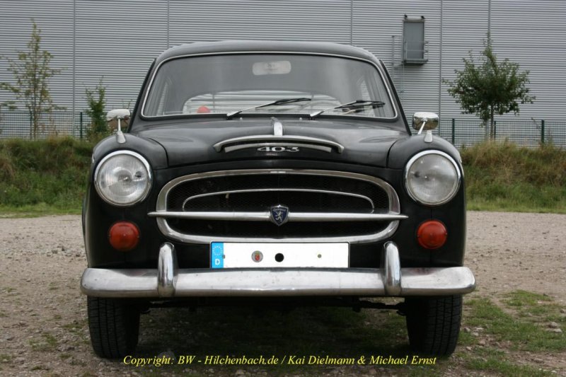 Peugeot 403, France-Mobil,Rheinberg Sep. 2008