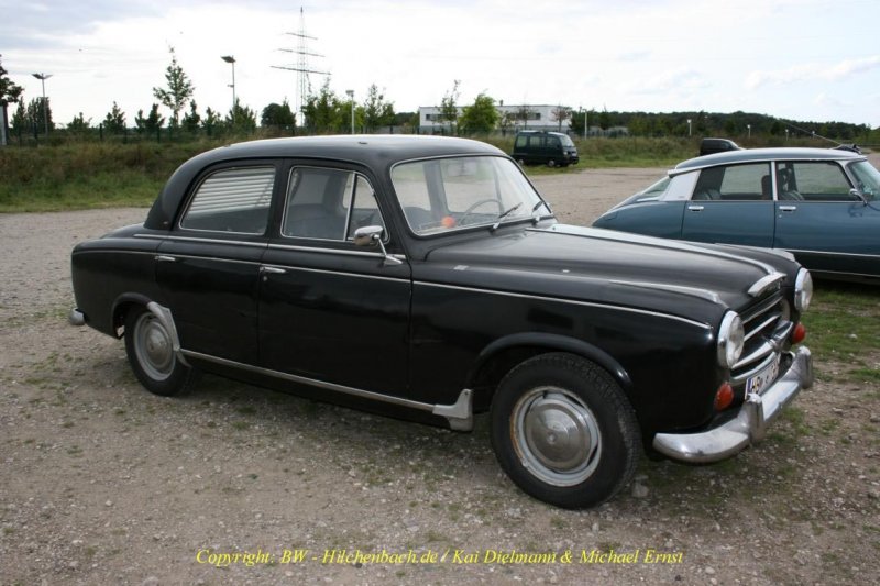 Peugeot 403, France-Mobil,Rheinberg Sep. 2008