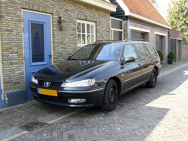 Peugeot 406 fotografiert in Muiden, Niederlande am 20-04-2008.