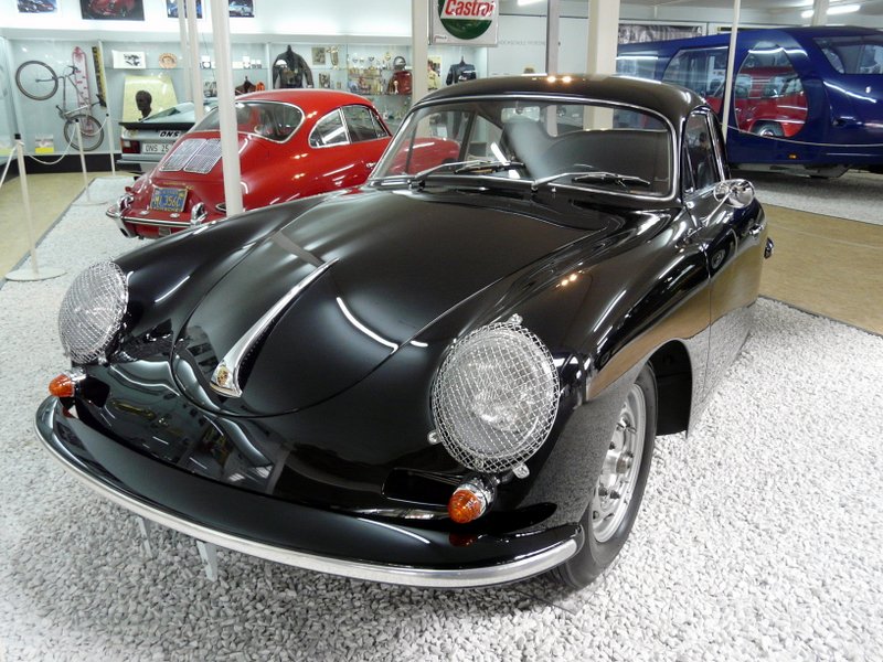 Porsche 356 B Carrera 1600 GT, BJ 1960, 4 Zyl,. 1576 ccm, 116 PS im Auto & Technik Museum in Sinsheim. 01.05.08