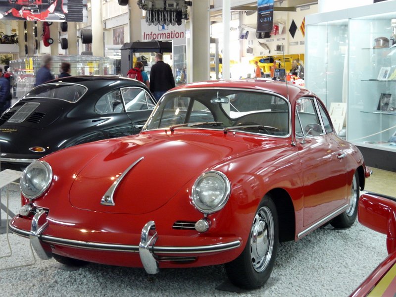 Porsche 356 SC, BJ 1964, 1600 ccm, 95 PS im Auto & Technik Museum Sinsheim. 01.05.08