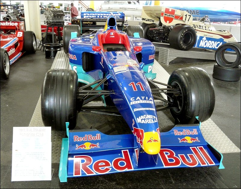 Red Bull Sauber Petronas C18, BJ 1999, V10, 2998 ccm, 780 PS, Auto & Technik Museum Sinsheim. 01.05.08