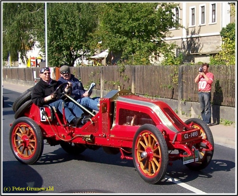 RENAULT GRAND PRIX, Bauj.1907, 7,5 Liter, 4 - Zyl.- Reihenmotor, 42 PS, SACHSEN CLASSIC 2005,Bad Schandau;
