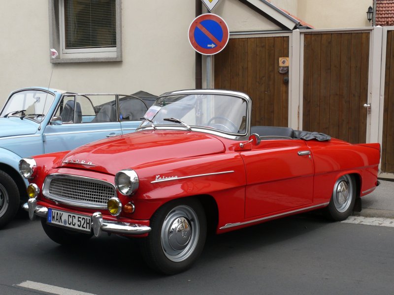 Skoda Felicia Cabrio bei den Fladungen Classics 2008