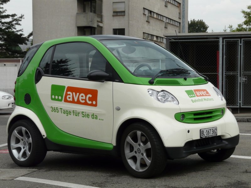 Smart  BL 167362 in Muttenz am 11.05.2009