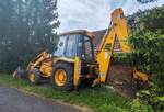 =JCB-Baggerlader 3CX gesehen in Langenbieber in Juni 2026