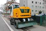 D&S Liebherr 912 Compact am 17.02.18 in Langen (Hessen)