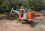 Priestman Seilzugbagger vom Typ Lion.