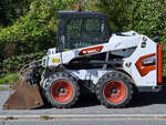 Im Bild ein Bobcat S510 Kompaktlader, welcher Anfang September 2025 in Hattingen abgestellt war.