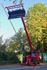 Teleskoplader DIECI, des CGDIS, war beim Tag des Zivilschutzes in Diekirch ausgestellt. 27.09.2026