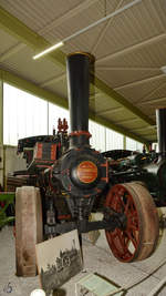 Eine 1918 bei Lanz gebaute Dampfstaßenwalze ist im Auto- und Technikmuseum Sinsheim zu sehen.