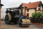 Am 25.07.2026 feierte die erste Deutsche Museumseisenbahn in Bruchhausen Vilsen ein Jubil�um. In unmittelbarer N�he zum Museumsbahnhof in Bruchhausen - Vilsen stand angeheizt diese alte Dampfwalze Hermann Dallmann Bramsche.