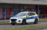 SUV Ford Kuga vom Ordnungsamt Gemeinde Schönefeld am 23.03.23 am Bahnhof Schönefeld.
