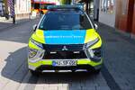 Mitsubishi Eclipse Cross Hybrid FustW der Stadtpolizei Hanau am 14.04.26 in Hanau