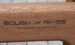 Schriftzug des BOUGH BIKES Holz Fahrrad SYLT 