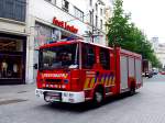DENNIS (A2)der Brandweer Antwerpen fhrt durch die Innenstadt;110831