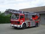 Drehleiter DLK 23-12 Mercedes-Benz 1419F Aufbau Metz der FF Herenthout, Aufnahme am 07.07.2007