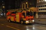 Drehleiter Iveco 150E27 Aufbau Magirus DLK 23-12 der BF Antwerpen, Reservefahrzeug, Aufnahme am 31.12.2011 