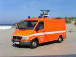 Vorausgerätewagen Mercedes-Benz Sprinter 312D Umbau Vanassche der Feuerwehr De Panne, Aufnahme am 09.09.2006 